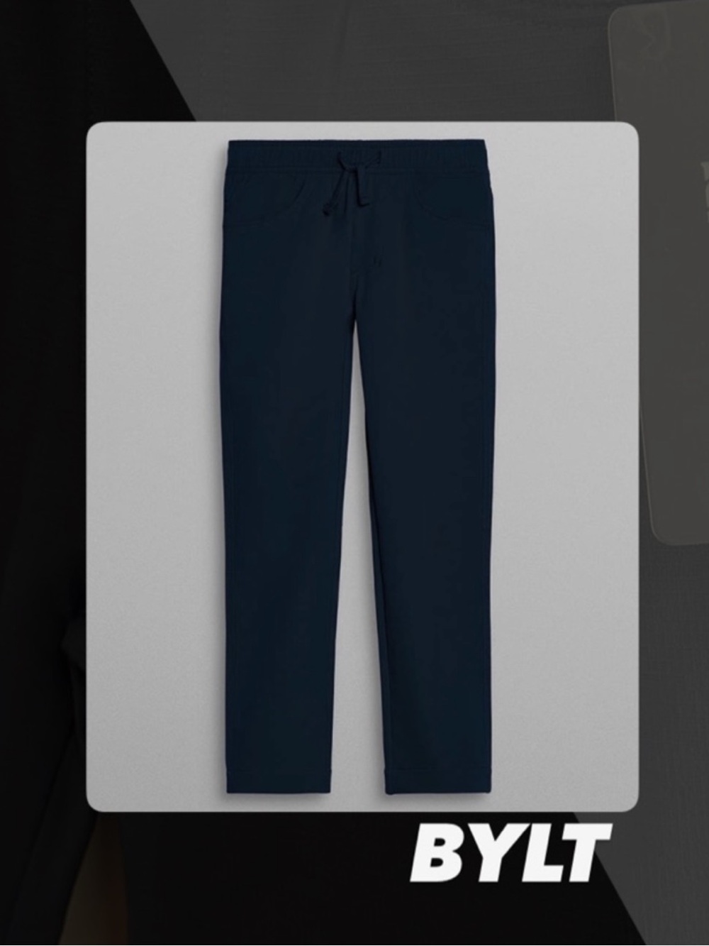 NWT Bylt Basics Blue Ripstop Pants